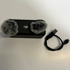 DJI Mic Wireless Microphone System Kit w/ Charging Case, Windshields, USB-C