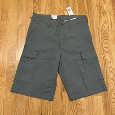 NEW Carhartt WIP Work In Progress Cargo Shorts Men’s 30 Ripstop Duck Green NWT