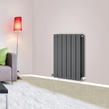 Anthracite Designer Radiator Flat Panel Oval Column Cast Iron Style Rads