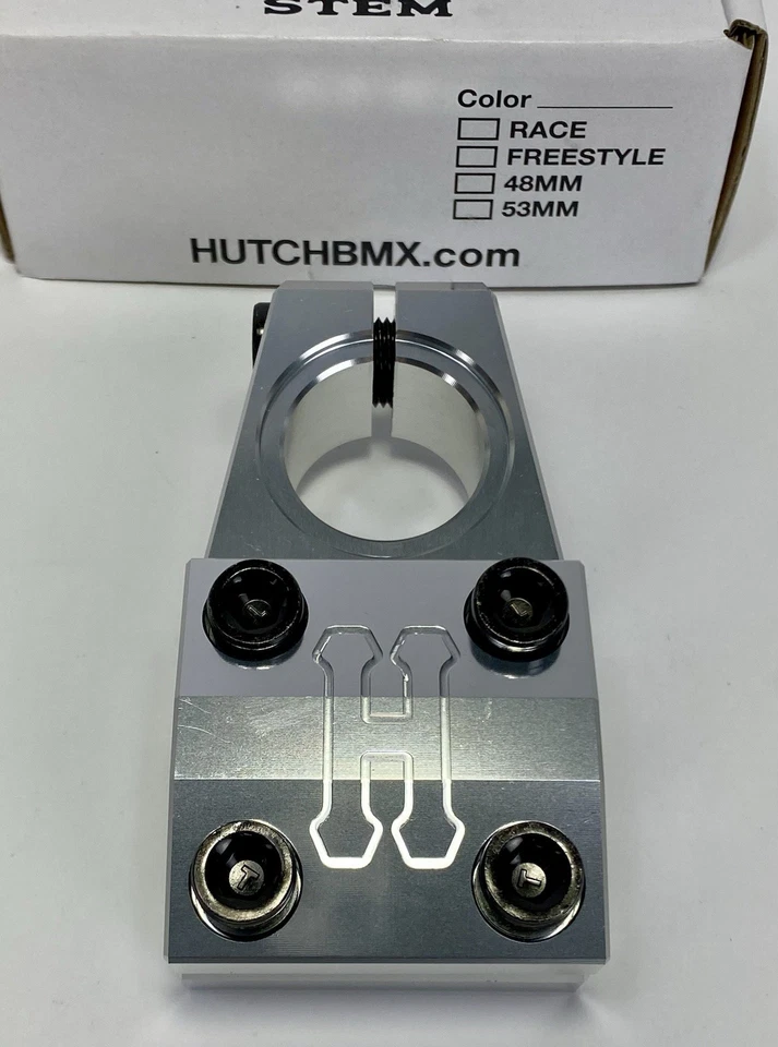 Vástago CNC Hutch 48 mm carga superior pulido sin rosca nueva escuela BMX Western H truco Foto 3 de 4