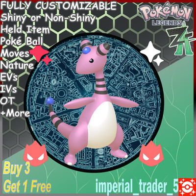 Pokémon Legends Z-A   Alpha Shiny Ampharos   Best 6IV Customizable