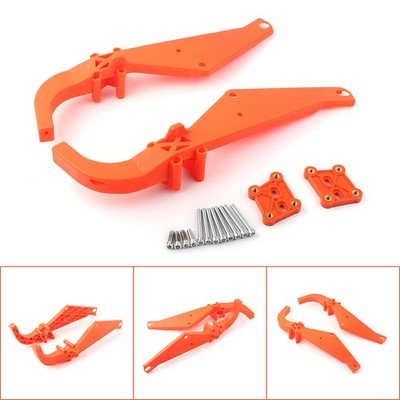 Orange Inner Fairing Batwing Support Brackets For Harley Electra Glide 1996-2013