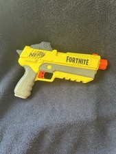 Nerf Fortnite SP-L Elite Dart Blaster Yellow Pistol Hasbro Toy Gun Works Great