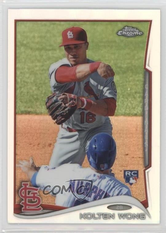 2014 Topps Chrome Refractor Kolten Wong #188 1m7