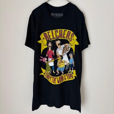 Ripple Junction Bobs Burgers T-Shirt Schwarz S Anime Logo Freizeit Streetwear
