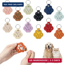 Bifeaw 12 Packs Learher Pet Hair Storage Keychain - Dog Cat Fur Memory Charm - F