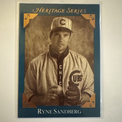 Ryne Sandberg 1992 Leaf Studio Heritage Series #BC-1  Chicago Cubs
