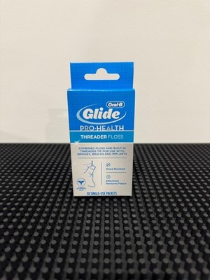 Oral-B Glide Pro-Health Threader Floss 30ct single use packets DISCONTINUED