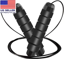 Jump Rope, Adjustable Jump Ropes for Fitness for Women Men and Kids Tangle-Free