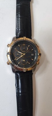 Orient Vintage Chronograph Herrenuhr Chrono Quarz (Batterie) 39mm HFA001 70