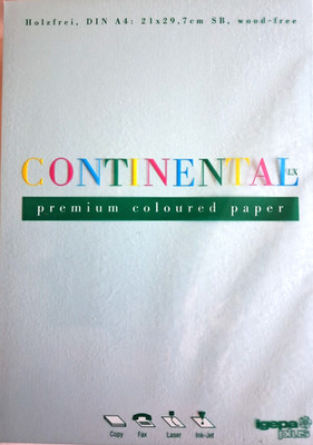 Continental LX Premium Coloured Paper, IGEPA, DIN A4, 160g, 250 Bl., blau 70