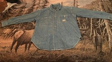 Ralph Lauren Polo Country Denim Shirt Vintage 90's, Size Med, Loose Fit