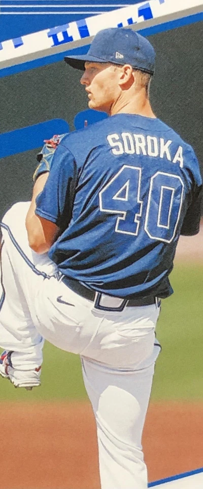 ¡VERDADERO 1/1! Donruss Baseball Mike Soroka 2021 #1 ONE OF ONE SSP 1 OF 1 No. 102 📈 Foto 3 de 4