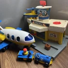 Vintage Fisher Price Little People Play Family Jetport