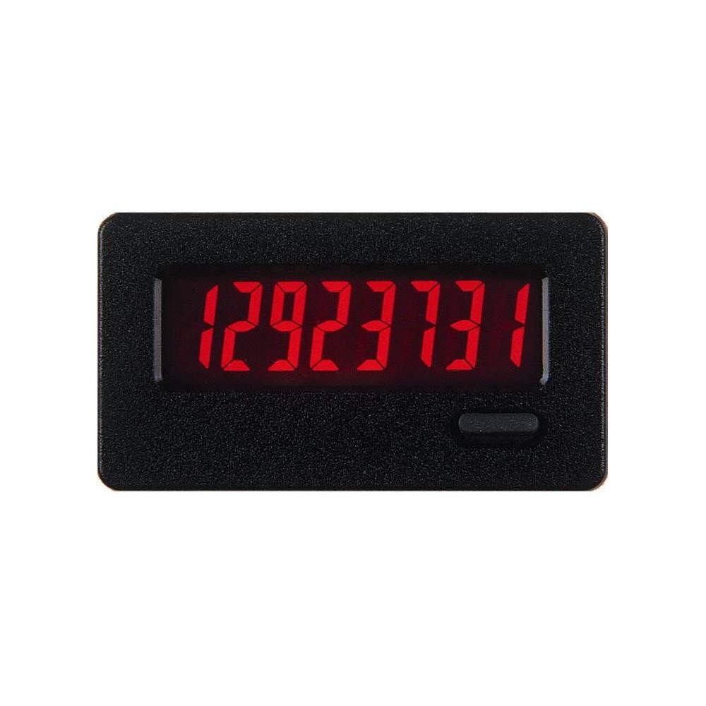 RED LION CUB7CCR0 Counter,LCD,8 Digits,1.64" D 793JG4