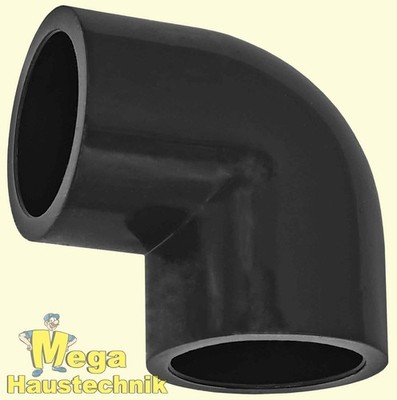 PVC U Klebe Fitting Winkel 90 Grad Klebefittinge aus Kunststoff Pool