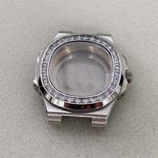 41mm Watch Case Replacement with Sapphire Crystal for NH35/36/4R/7S Movements
