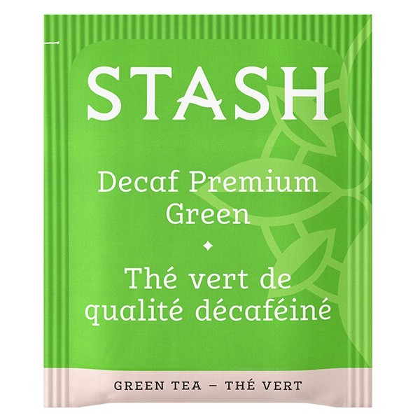 DECAF GREEN TEA 30 Bags Free Honey Dipper (Not 20) Non-GMO Kosher STASH 