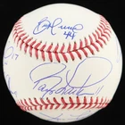 1990 World Series Cincinnati Reds Team Signed Baseball by 8 B. Larkin & E. Davis