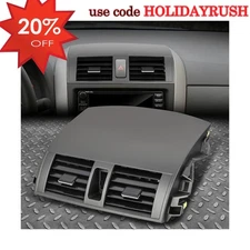 For 09-13 Toyota Corolla Center Dash Board A/C Air Vent Panel Bezel Cover Trim*