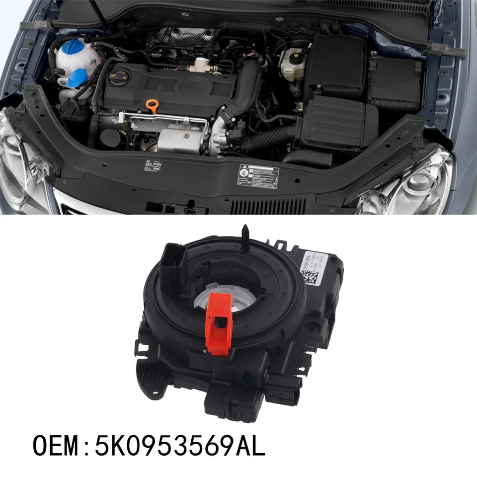 Unidad de control electrónica de columna de dirección muelle de bobinado para VW Jetta Audi Skoda 5K0953569AL - Imagen 3 de 4
