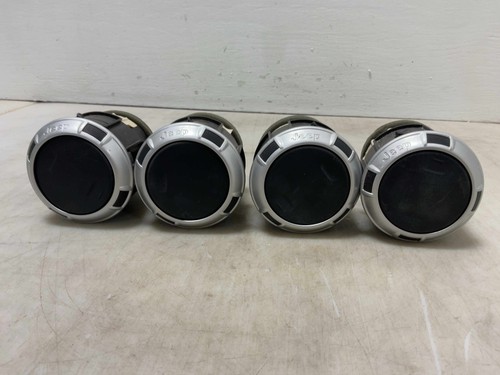 Jeep JK JKU Wrangler OEM Set 4 Silver Trim Heater Dash AC Vents 2011-2017 137879