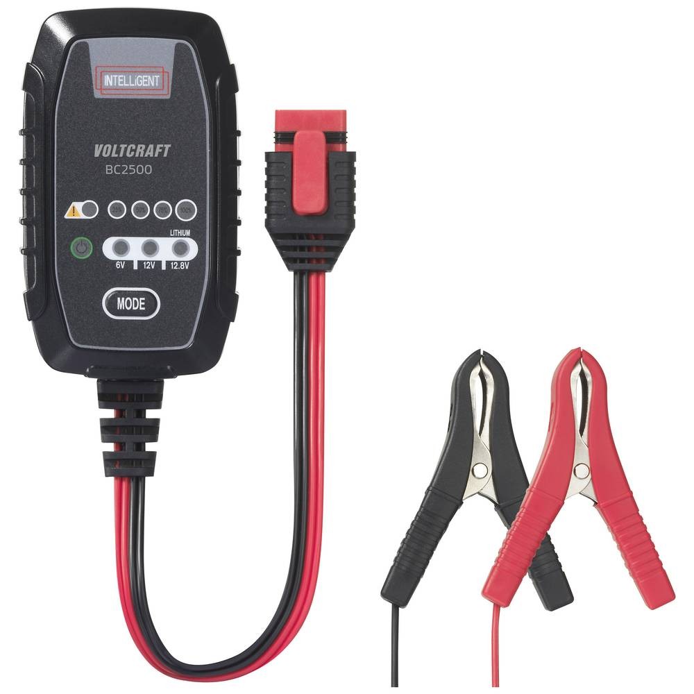 Chargeur VOLTCRAFT BC2500 pour réparer et charger une batterie 12V 6V déchargée