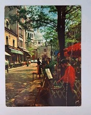 Large Postcard Couleurs ET Lumiere DE France Montmarte Place du Terire 1971
