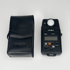 MINOLTA Auto Meter IIIF Hand-held Photo Exposure Light Meter Lightmeter w/ Case