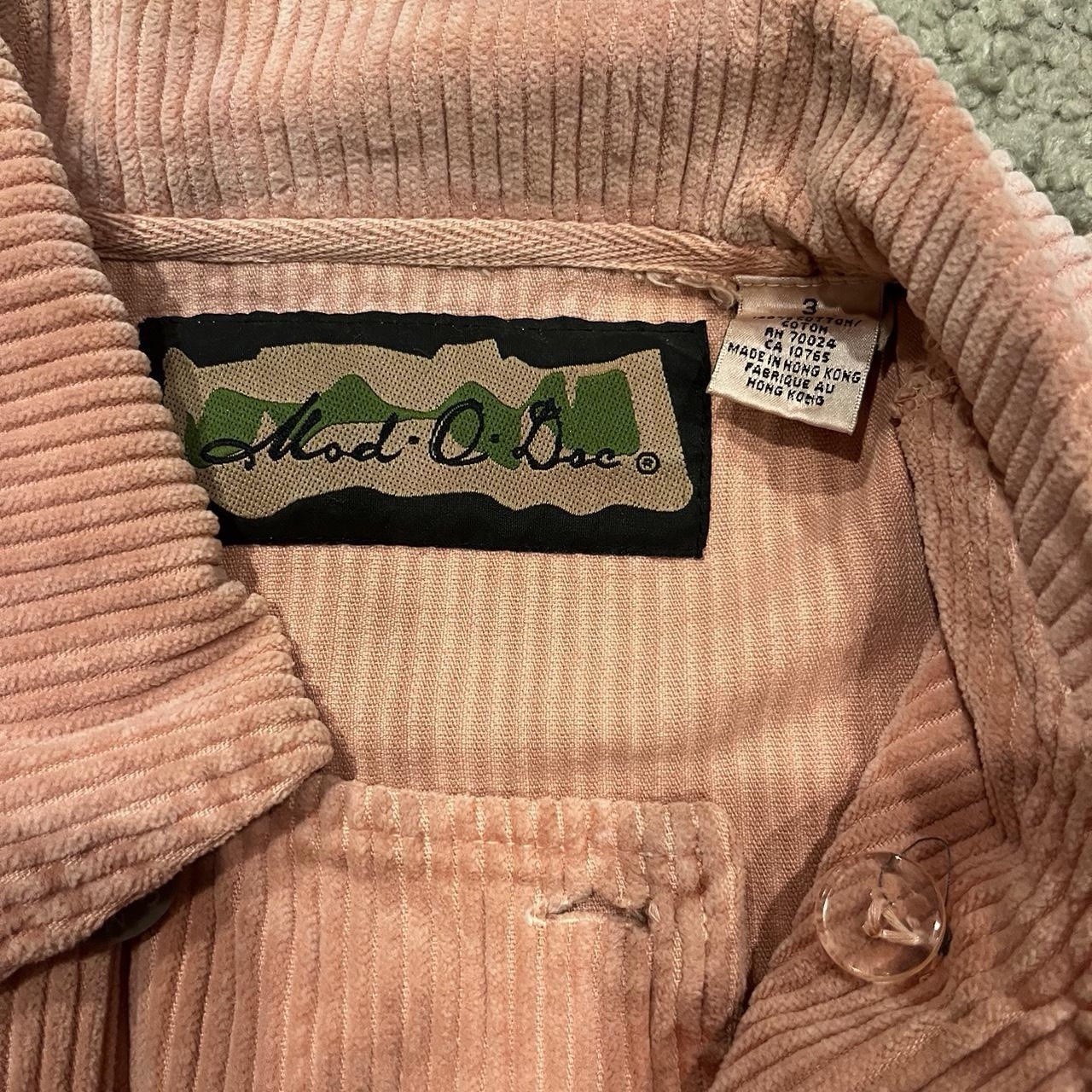 Mod-O-Doc Pink Button Collared Jacket Women's Siz… - image 3