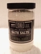 Dead Sea Collection Bath Salts Amberwood Detoxifying Muscle Soak 34.2 oz