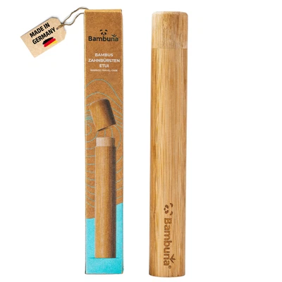 BAMBUNA Zahnbürsten Etui aus Bambus