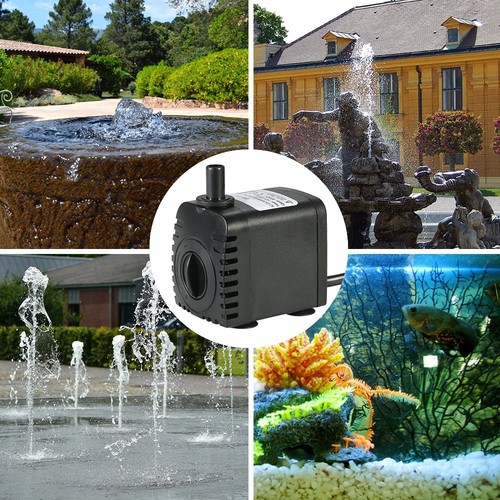 Submersible Water Pump 600L/H 8W for Aquarium Tabletop Fountains Pond Water G... - 第 4/6 張圖片