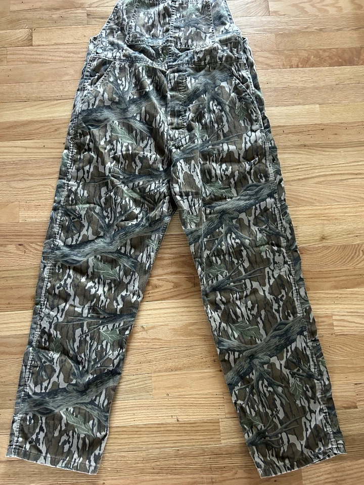 Mono camuflado de caza con soporte para árboles de roble musgo para hombre "mediano" Foto 2 de 4