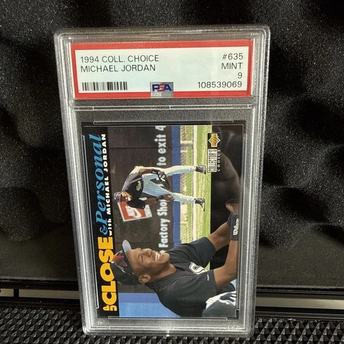 1994 Upper Deck Collector’s Choice - Michael Jordan #635 Up Close And Per. PSA 9