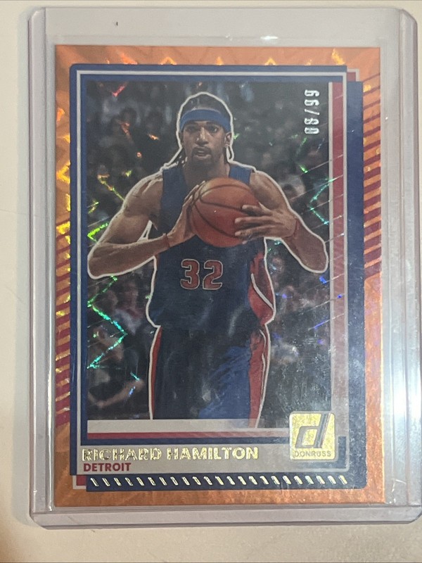 2025-26 Donruss Richard Hamilton 8/99 Orange