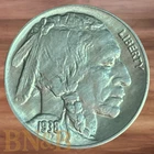 1938 D Buffalo Nickel UNC Light Toning #C508