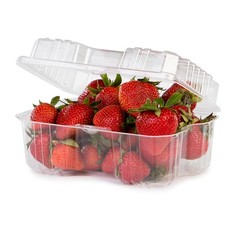 Detroit Forming OPS Plastic Food Container Clear 1 qt. | 300/Case