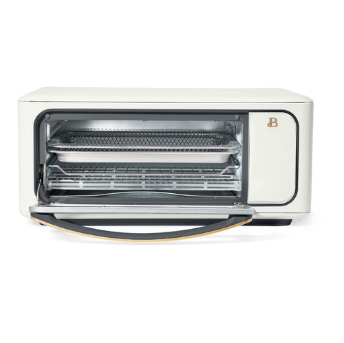 Drew Barrymore Beautiful 9-Slice Infrared Air Fryer Toaster Oven – 1800W, White  - Picture 1 of 14
