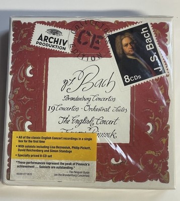 J S Bach Brandenburg Concertos & Orchestral Suites Trevor Pinnock 8 Cd SEALED