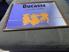 TRES RARE ANCIEN MIROIR DE BAR BIERE DUCASSE