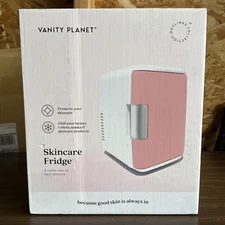 New Vanity Planet Skincare Makeup Fridge/Cooler Pink 10x10x7" VNT02106