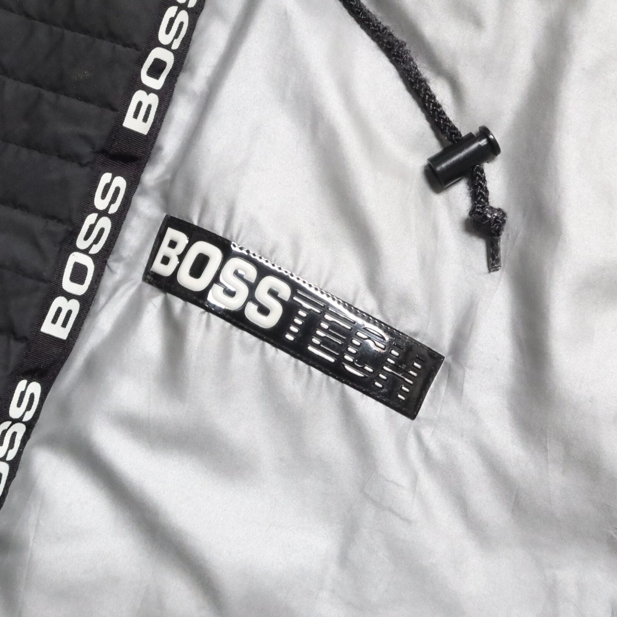Vintage 90s Boss Tech Quilted Puffer Jacket Size M Silver | eBay Vintage 90s Boss Tech Quilted Puffer Jacket Size M Silver | eBay