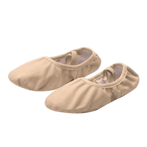 DE Kinder Mädchen Leinwand Weich Ballettschuhe Ballerinas Schuhe Gymnastik Latin - Bild 11 von 55