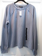BANANA REPUBLIC LIGHTWEIGHT LIGHT BLUE L/S CREW SWEATSHIRT SIZE LARGE NEW