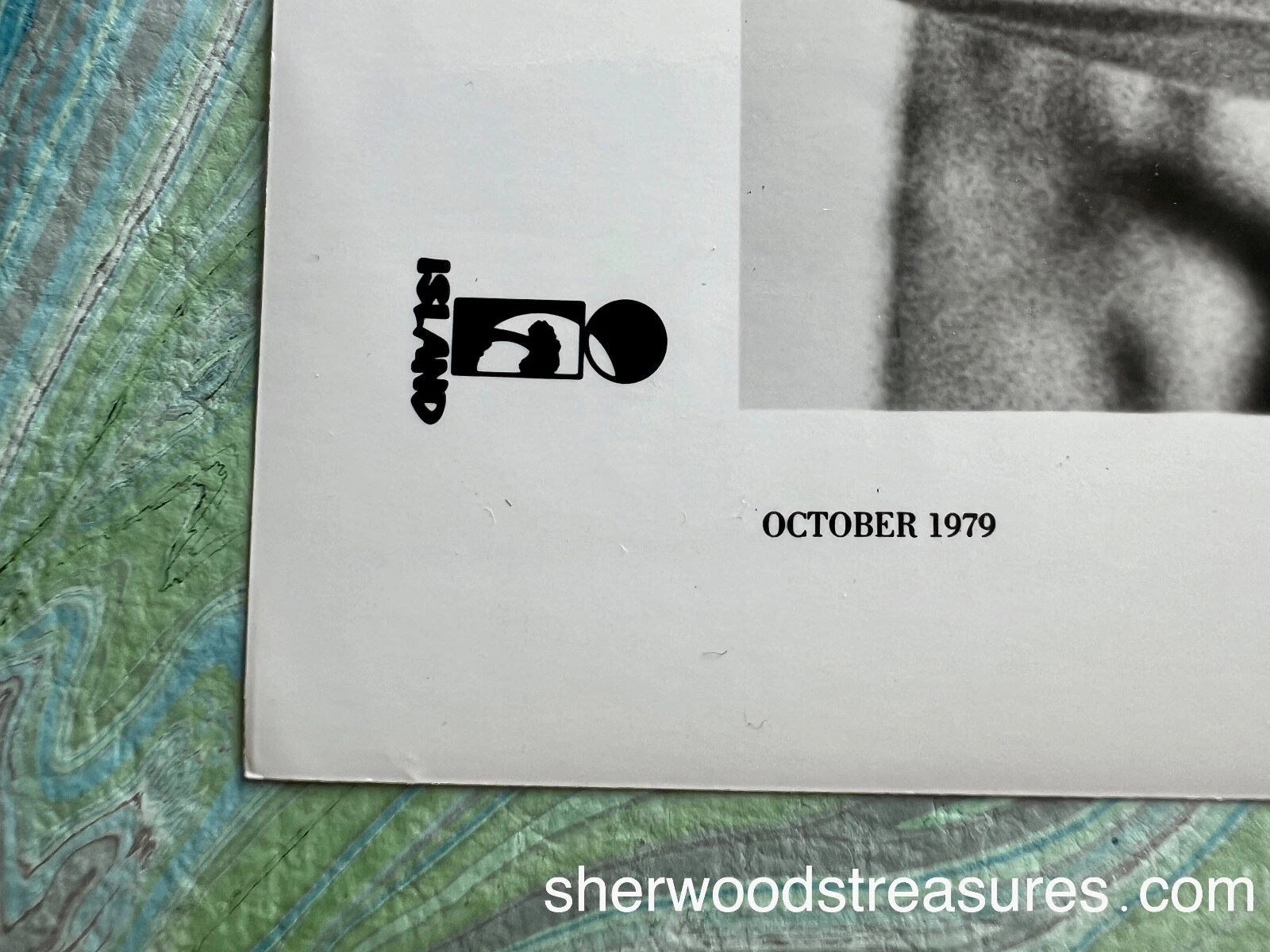 RARE BOB MARLEY 1979 VINTAGE ORIG ISLAND RECORD PROMO BLACK/WHITE PHOTO 8" 10" - 画像3/4