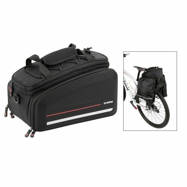 show original title Details about &nbsp;Zefal z traveler bag luggage carrier of mixed adult black 32l