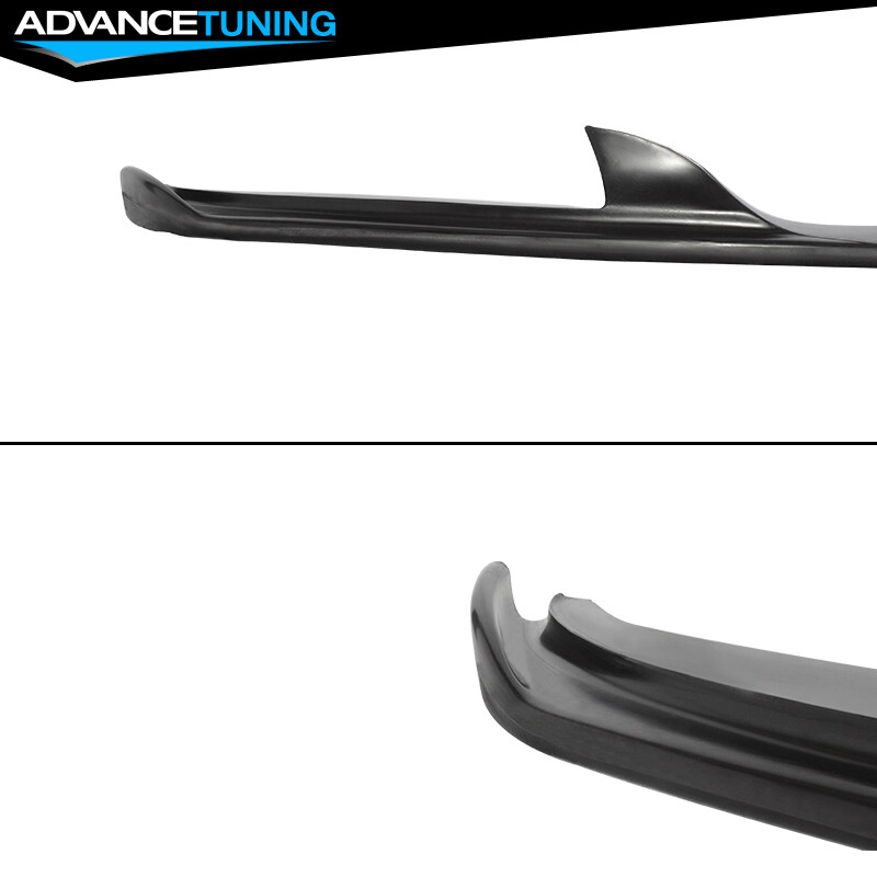 1726 - Front lip spoiler sword front black glossy fits BMW M5 E60