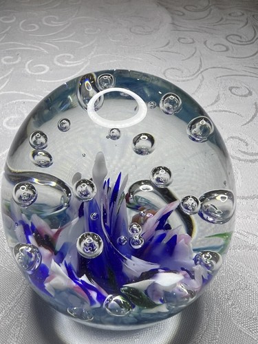 Gibson Kunstglas Kristall Briefbeschwerer - Bild 3 von 9