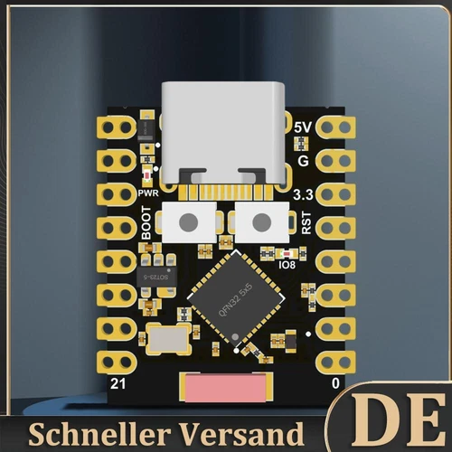 ESP32-C3 Dev Board 3,3-6V Netzteil ESP32 SuperMini Low Power (Schwarz) DE
